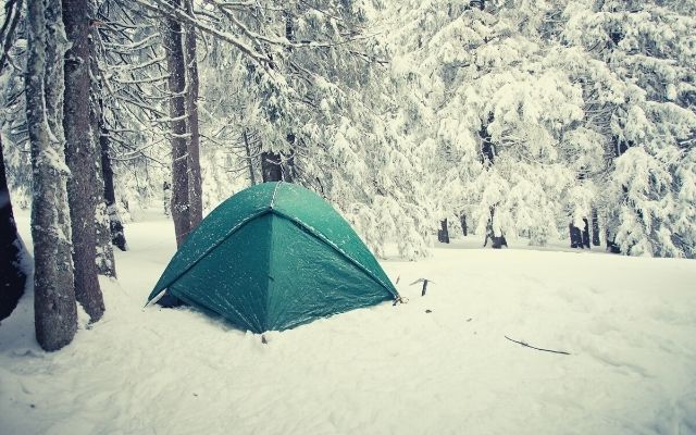 tent - tips kamperen de winter