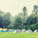 regen op de tent