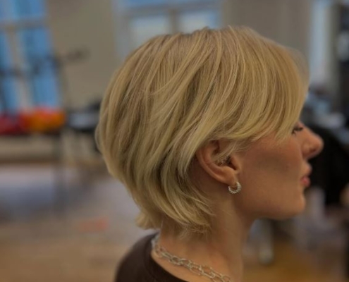 Bixie cut kapsel